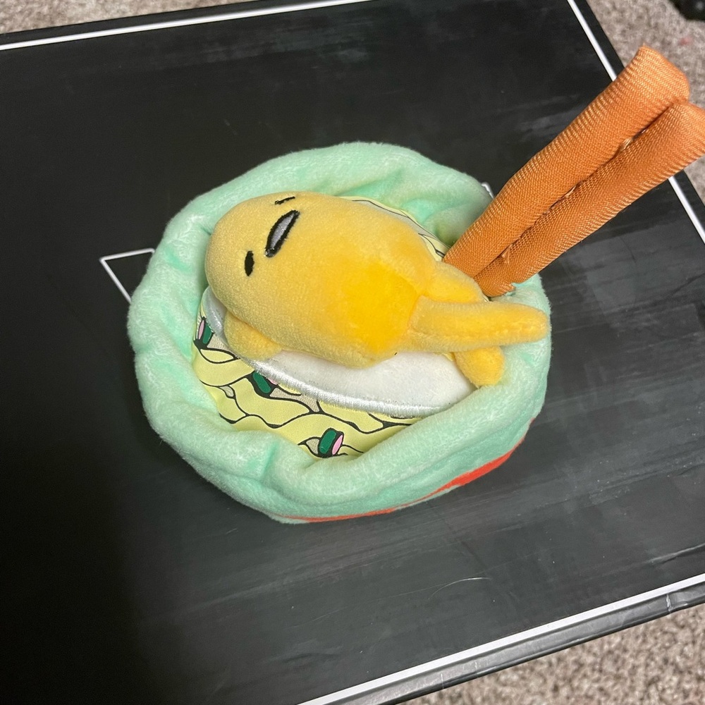 Sanrio Gudetama Sushi Plush - Yellow and Orange